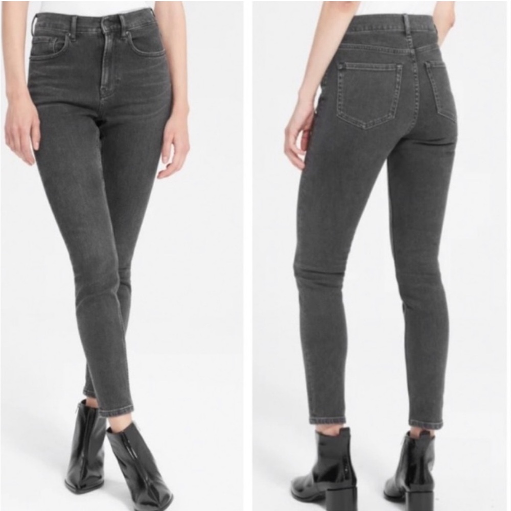 Everlane Skinny ankle Jeans Washed Black gray Regular 29